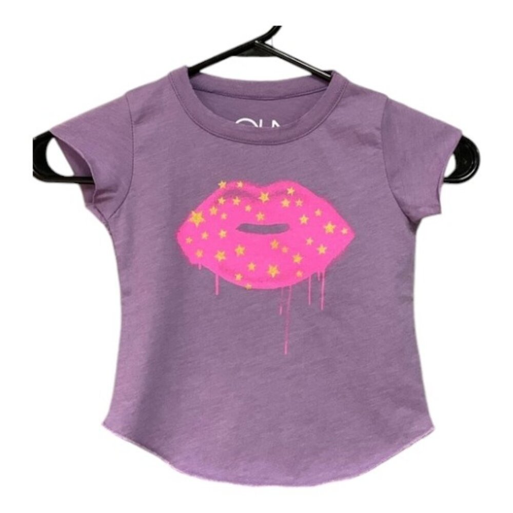 Chaser girl kids purple t-shirt size 2